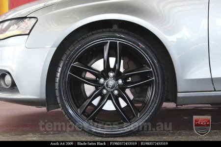 19x8.0 Blade Satin Black on AUDI A4