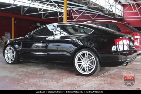 20x9.0 Style201 Silver on AUDI A5