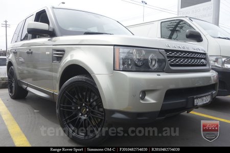 20x8.5 20x10 Simmons OM-C FB on RANGE ROVER SPORT