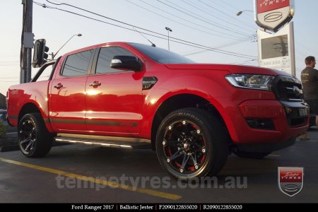 20x9.0 Ballistic Jester on FORD RANGER