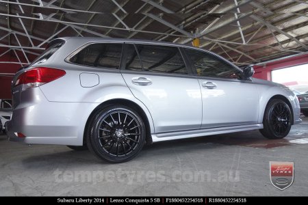 18x8.0 18x9.0 Lenso Conquista 5 SB CQ5 on SUBARU LIBERTY