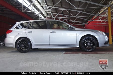 18x8.0 18x9.0 Lenso Conquista 5 SB CQ5 on SUBARU LIBERTY