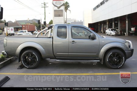 18x9.0 Ballistic Morax on NISSAN NAVARA D40