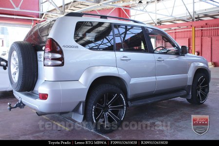 20x9.5 Lenso RTG MBWA on TOYOTA PRADO