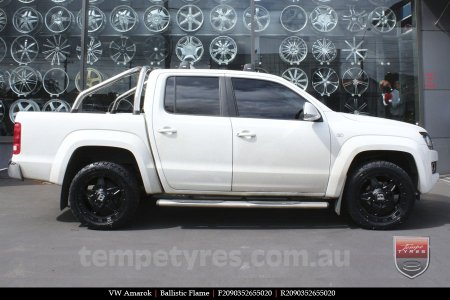 20x9.0 Ballistic Flame on VW AMAROK