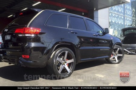 22x9.5 Simmons FR-C Black Tint on JEEP GRAND CHEROKEE