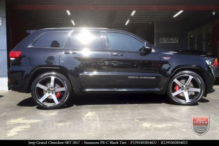 22x9.5 Simmons FR-C Black Tint on JEEP GRAND CHEROKEE