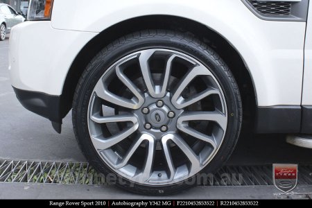 22x10 Autobiography Y342 MG on RANGE ROVER SPORT