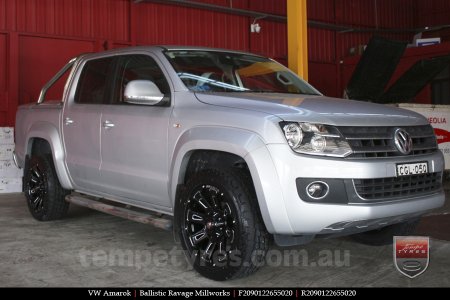 20x9.0 Ballistic Ravage Millworks on VW AMAROK