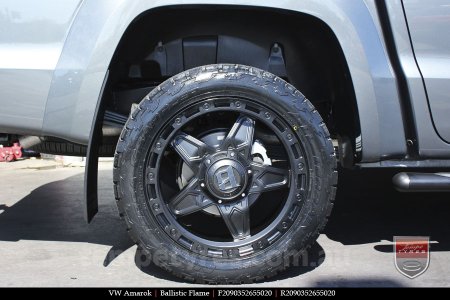 20x9.0 Ballistic Flame on VW AMAROK