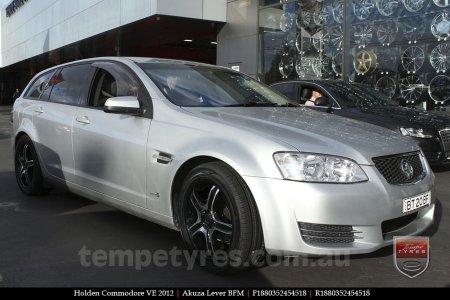 18x8.0 Akuza Lever BFM on HOLDEN COMMODORE VE