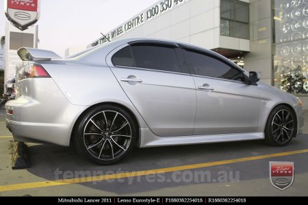 18x8.0 Lenso Eurostyle E ESE on MITSUBISHI LANCER