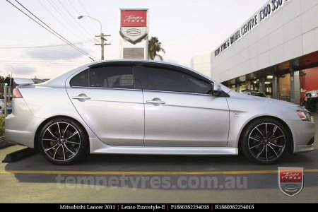 18x8.0 Lenso Eurostyle E ESE on MITSUBISHI LANCER