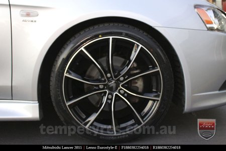 18x8.0 Lenso Eurostyle E ESE on MITSUBISHI LANCER