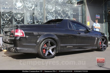 20x8.5 20x10 Simmons FR-C Black Tint NCT on HOLDEN COMMODORE