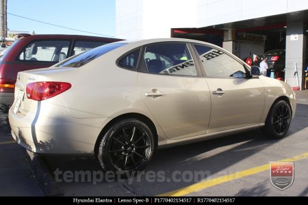 17x7.0 Lenso Spec B MB on HYUNDAI ELANTRA