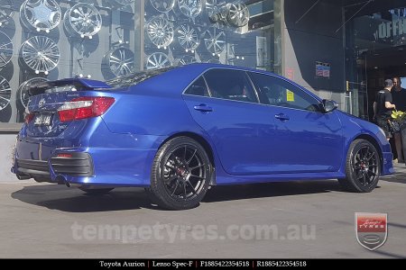 18x8.5 Lenso Spec F MB on TOYOTA AURION