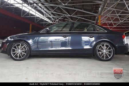 18x8.0 Style5477 Polished Grey on AUDI A4