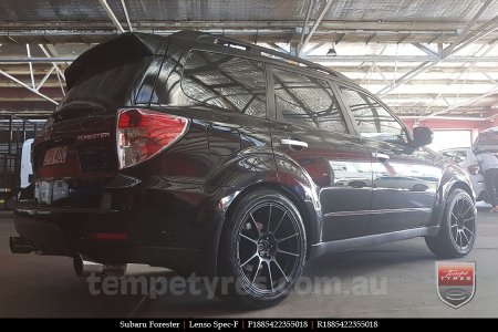 18x8.5 Lenso Spec F MB on SUBARU FORESTER