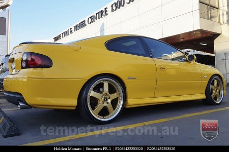 20x8.5 20x9.5 Simmons FR-1 Gold on HOLDEN MONARO 