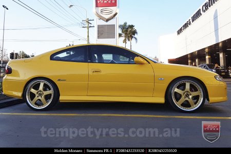 20x8.5 20x9.5 Simmons FR-1 Gold on HOLDEN MONARO 