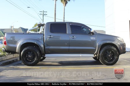 17x9.0 Ballistic Scythe on TOYOTA HILUX SR5