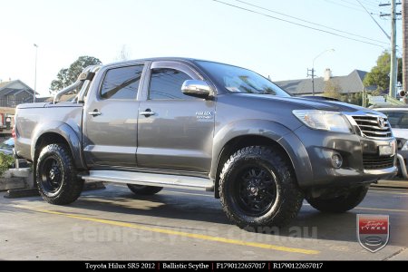 17x9.0 Ballistic Scythe on TOYOTA HILUX SR5