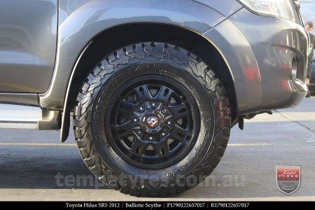 17x9.0 Ballistic Scythe on TOYOTA HILUX SR5