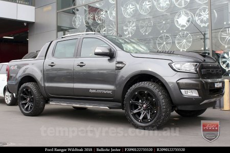 20x9.0 Ballistic Jester on FORD RANGER WILDTRAK