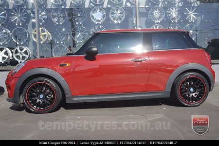 17x7.0 Lenso Type-M - MBRG on MINI COOPER