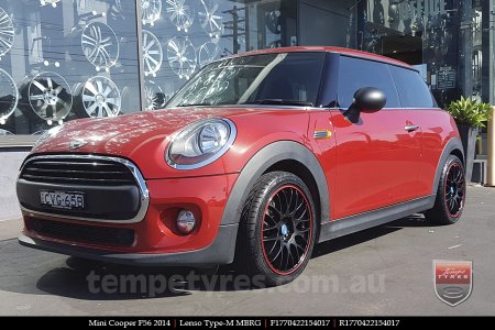 17x7.0 Lenso Type-M - MBRG on MINI COOPER