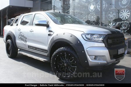 20x10 Ballistic Tank Millworks on FORD RANGER