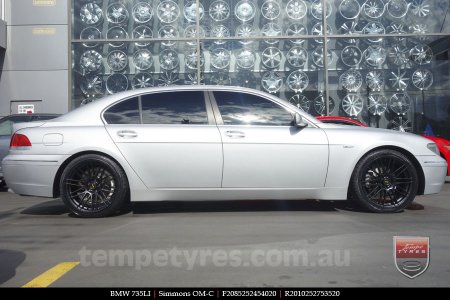 20x8.5 20x10 Simmons OM-C FB on BMW 7 SERIES