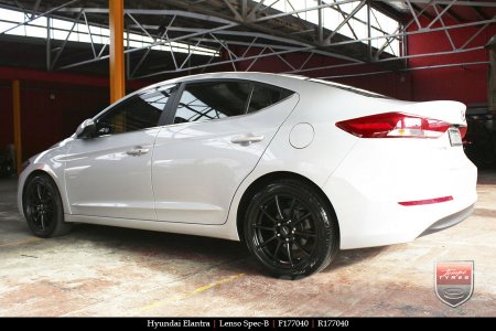 17x7.0 Lenso Spec B MB on HYUNDAI ELANTRA