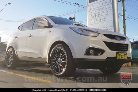 18x8.0 Lenso Eurostyle C ESC on HYUNDAI IX35