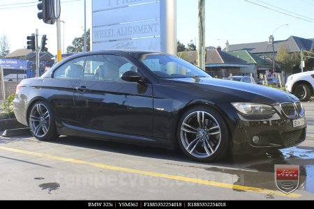 18x8.5 YSM362 on BMW 3 SERIES