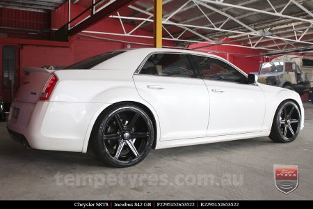 22x9.5 Incubus 0842 GB on CHRYSLER SRT