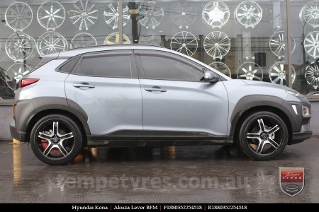 18x8.0 Akuza Lever BFM on HYUNDAI KONA