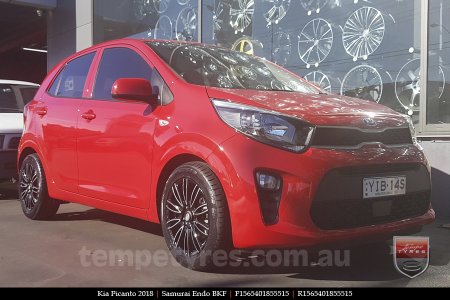 15x6.5 Samurai Endo BKF on KIA PICANTO