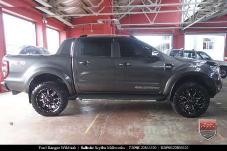 20x9.0 Ballistic Scythe Millworks on FORD RANGER WILDTRAK