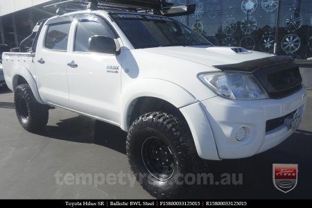 15x8.0 Ballistic BWL Steel on TOYOTA HILUX