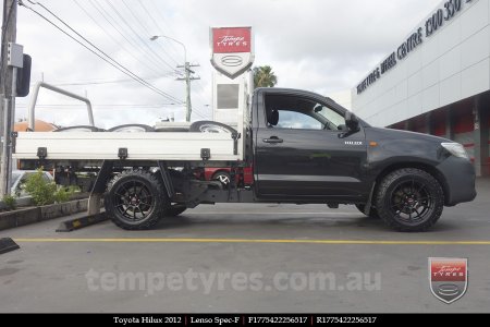 17x7.5 Lenso Spec F MB on TOYOTA HILUX