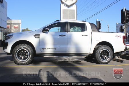 17x9.0 Lenso Max1 MBD on FORD RANGER WILDTRAK