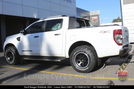 17x9.0 Lenso Max1 MBD on FORD RANGER WILDTRAK