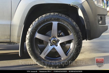 20x8.5 20x10 Simmons FR-C Black Tint NCT on VW AMAROK