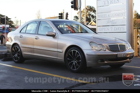 17x7.5 Lenso Eurostyle E ESE on MERCEDES C-Class