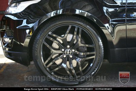 22x9.5 RRSPORT Gloss Black on RANGE ROVER SPORT