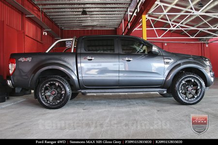 20x9.5 Simmons MAX X05 DCFOY on FORD RANGER