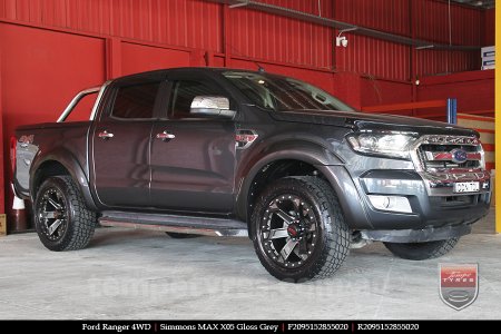 20x9.5 Simmons MAX X05 DCFOY on FORD RANGER