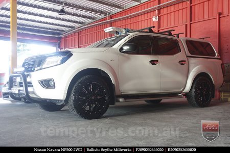 20x9.0 Ballistic Scythe Millworks on NISSAN NAVARA NP300